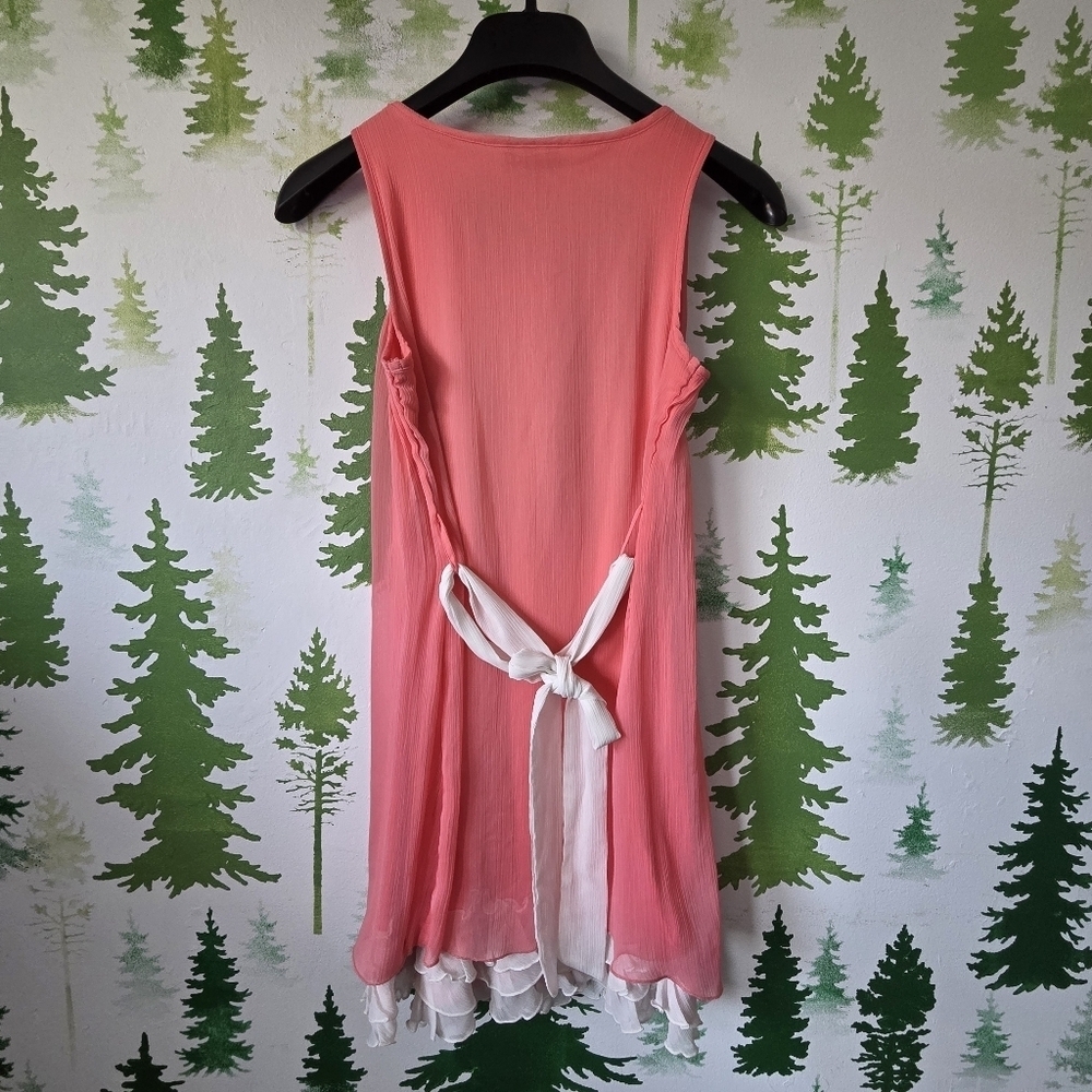 Girl's Paper Doll Layered Ruffle Dress - Picture 2 of 8